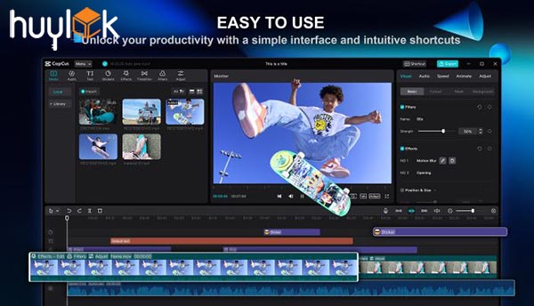 CapCut - ứng dụng chỉnh video cho instagram