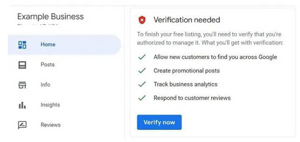 Xác minh Google Maps bằng bưu thiếp